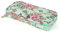 Reessy Knitting Needle Case Empty, Portable Double-Layer Zipper Knitting Needles Case with Web for 25cm Knitting Needles Storage and Knitting Accessories Organize, Crochet Tool Holder Case