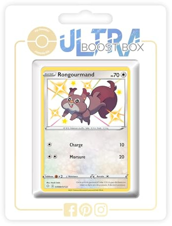 my-booster SWSH045-FR25-UB-SV099 Rongourmand (Raffel) SV099/SV122 Geheimer Schillerndes-Myboost X Epée et Bouclier, 4.5 Destinées Radieuses, Box mit 10 französisch Pokémon-Karten