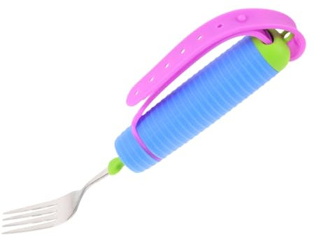 TOVINANNA Utensilio Para Personas Discapacidad Vajilla Antideslizante Tenedor Adaptable