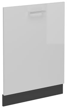Vicco Tapa del lavavajillas R-Line, Blanco Alto Brillo, 60 cm sin encimera
