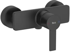 ROCA A5A215FNB0 TARGA Grifo Monomando Ducha Negro Mate