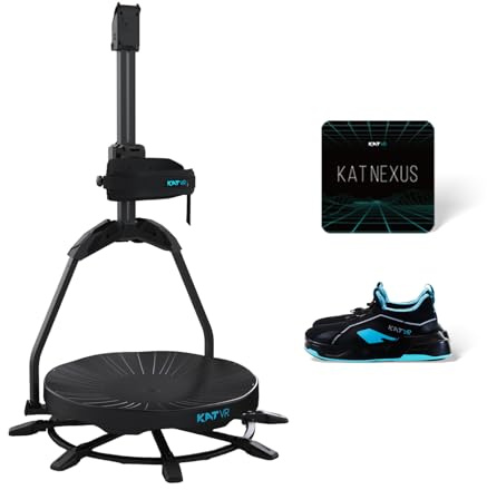 KAT Walk C2 VR Series | 360° Omnidirektionales Walking Pad & Zubehör für immersive VR Fitness & Gaming | Kompatibel mit SteamVR, Oculus, Quest | VR Laufband