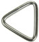 Karabiner & Mehr 10x KAMERO Edelstahl V4A, Ring, dreieckige Form, 5x40mm, Triangel, Triangle, rostfrei