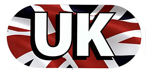 Family Motoring & Leisure Union Jack Magnetic UK Vehicle Plate Travel Driving Abroad Legally Required