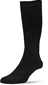 Chums Men's Diabetic Sock 2 Pack Black 6-11