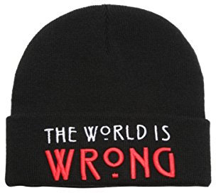American Horror Story The World is Wrong Beanie Wollmütze schwarz, Größe:OneSize