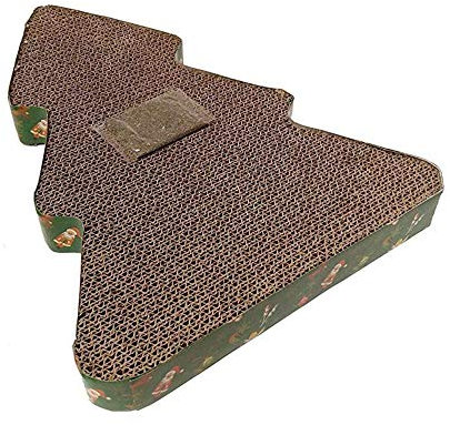 Midlee Christmas Tree Shaped Cat Scratcher