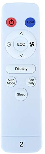 CHOUBENBEN Reemplazo para Emerson Quiet Kool Aire acondicionado de ventana control remoto EARC15RE1 EARC10RSE1 EARC12RSE1 EARC15RSE1 EARC18RE2 EARC22RE2 EARC24RE2
