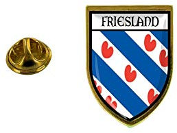 Akachafactory Anstecknadel, Anstecker, Souvenir, Stadt, Flagge, Wappen Fries
