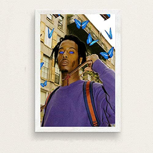 ZZMMUW 1000 Stück Holzpuzzles Adult Fun Puzzles Brain Challenge Games Kreative Geschenke für Mädchen-Hip Hop Rap Star Art Poster 75X50Cm