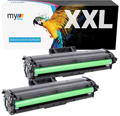MYOFFICE 2X MLTD101S Tonerkartusche für Samsung Xpress M2020 M2020W M2022 M2022W M2026 M2026W M2070 M2070F M2070FW M2070W kompatibel MLT-D101S Schwarz Drucker 1000 Seiten 2er Pack
