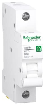 Schneider Electric Leitungsschutzschalter Resi9, 1-polig, 16A, B-Charakteristik, 10kA, Artikelnummer R9F27116
