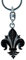 FIRENZE Souvenir et objet de collection Porte-clés Symbole du Lys en laiton - Noir - Taille unique