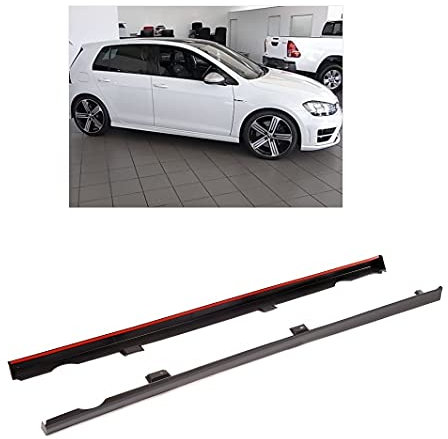 Coppia Minigonne laterali sottoporta per Volkswagen VW Golf 7 R Look