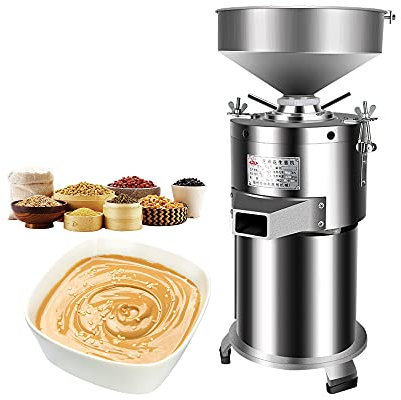 Maryaz 1100W Upgraded Commercial Peanut Butter Maker Machine, Electric Sesame Maker, Electric Nut Butter Mill Grinding Grinder Machine Sesame Paste Peanut Butter Milling Making 2850r/min