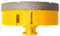 HIGHDRIL Diamond Core Drill Bit - 4-1/2(115mm) with M14 Thread Dry drilling for Porcelain Tile Ceramic Granite Marble Stone Masonry Brick for Angle Grinders