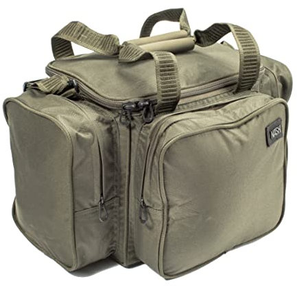 Nash Carryall Grün - Angeltasche zum Karpfenangeln Groß mit Umhängegurt - Umhängetasche für Tackle und Angelzubehör in drei verschiedenen Größen, Größe:S