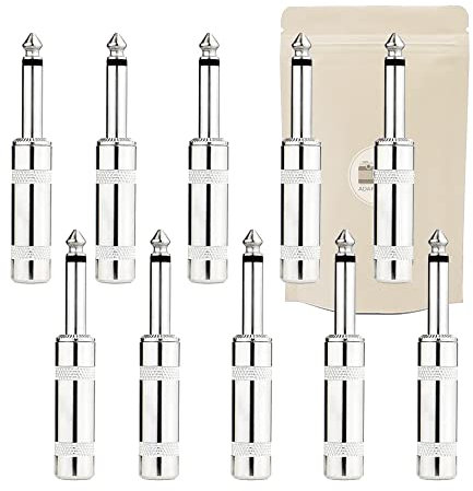 10X Prise Gros Jack 6,35 mm Male a souder Mono Hi FI Micro