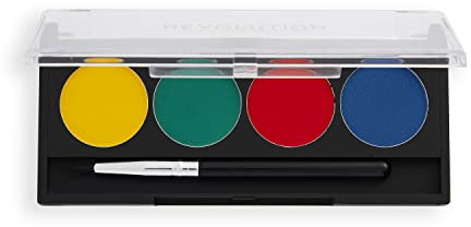 Makeup Revolution, Graphic Liner Palette, Coloured Eyeliner, Bright Babe, 4 x 1.35g