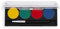 Makeup Revolution, Graphic Liner Palette, Coloured Eyeliner, Bright Babe, 4 x 1.35g