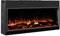 BALDERIA Amazona 44 Elektrokamin - Elektrischer Einbaukamin mit Heizung - realistischer 3D-Flammeneffekt, LED-Beleuchtung, Fernbedienung programmierbar, Timer, Thermostat - Schwarz