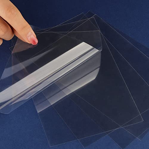 Hitzebeständige, transparente Acetat-Blätter für die Herstellung von Shaker-Fenstern, 5 Stück/Sets transparente Kunststoffblätter für DIY-Scrapbooking handgefertigte Shaker-Karten 21,6x27,9cm