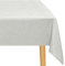 JIUZHEN Hellgrau Tischdecke Abwaschbar Tischdecken Leinenoptik für Esszimmer, Garten, Outdoor,Hochzeiten Wasserabweisend Tischtuch Eckig 110x140 cm