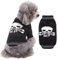 Totenkopf-Hundepullover, Warmer Mantel für kleine Hunde (S)
