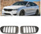 Auto Kühlergrill für BMW 6er GT G32 630I 640I 640I 620D 2017-19, Grill Schwarz Glänzend Doppel-Lamellen Grill Front Doppel Rippen Grill Kühlergrill Links Rech