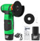 Mulcort Kit di utensili per smerigliatrice angolare senza fili 12V Smerigliatrice angolare elettrica portatile al litio 19500 giri/min Mini troncatrice ricaricabile con 2 batterie 2 dischi abrasivi