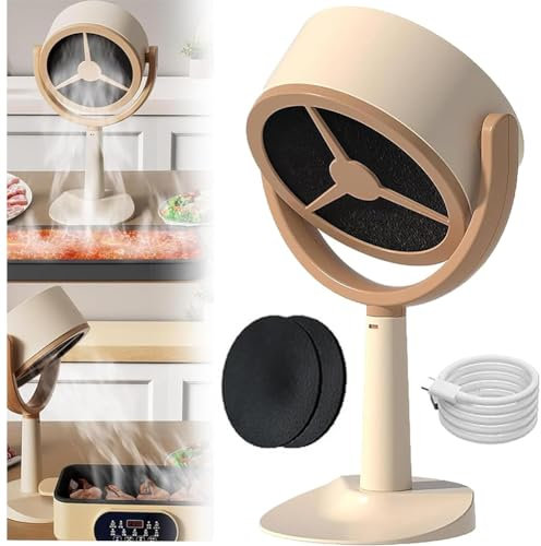 Lorivu Portable Smoke Purifier, Lorivu Smoke Purifier Fan, Smoke Purifier for Smoking Indoors, Lorivu Smoke Purifier Portable, Lorivu Smoke Purifier, Low Noise Mini Cooker Hood for Bbq, Hot Pot
