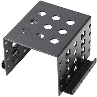 Eighosee Soporte adaptador de montaje interno de aleación de aluminio para disco duro de 4-3.5 a 2.5 pulgadas