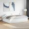 Faroom Holzbett Futonbett Bett 180x200 cm Bettrahmen Holzwerkstoff Einzelbett Doppelbett Bettgestell Weiß