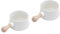 Alipis French Onion Soup Bowls, Stackable Ceramic Soup Bowls with Handles, Small Pot for Kitchen Oatmeal Stew Dishwasher Microwave Safe, 2PCS