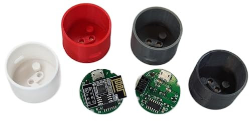 UEDING WiFi WLAN IR Schreib Lesekopf Volkszähler Smart Meter MQTT EHZ… (Schwarz)