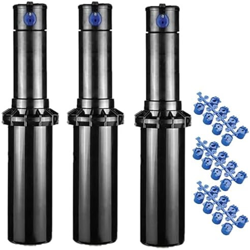 Pack 3 Aspersores de Riego Hunter PGP-04 3/4'' | Alcance 6,4 a 15,8 Metros | Aspersor de Turbina Ajustable PGP Ultra