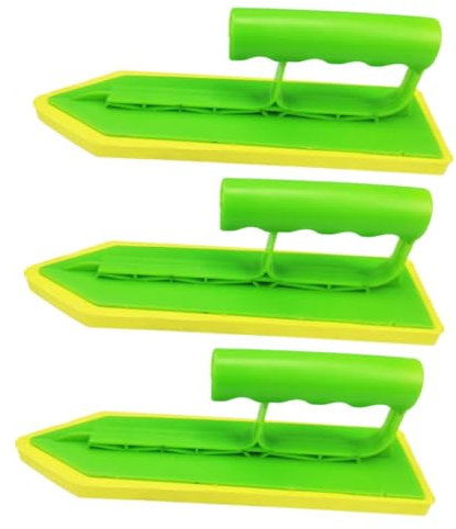 HOMSFOU 3pezzi Frattone Per Fuga Con Manico Ergonomico Utensile Multifunzionale Per Stuccatura e Lisciatura Piastrelle Accessorio Pratico Per La Installazione Di Pavimenti e Muri