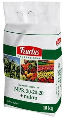 Garten Dünger Gemüse Obst Blumen Pflanzen Universal Volldünger NPK 20-20-20 10kg