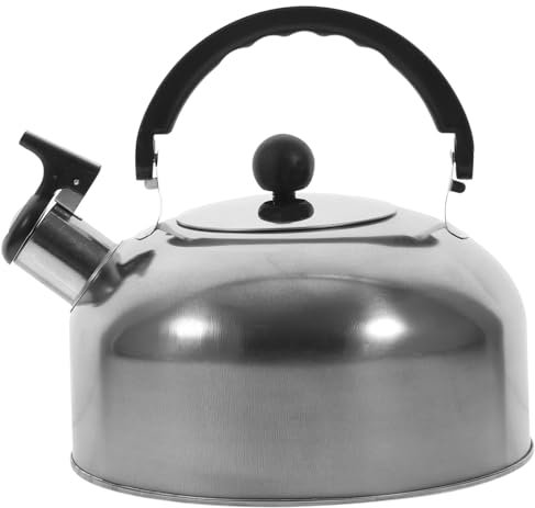 IMIKEYA Hervidor De Acero Inoxidable De Tetera Sonido Para Uso Doméstico Para Estufas De Vitrocerámica y Hornos De Inducción