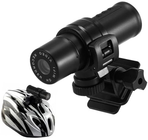 Artibetter Dv Camera Front Back Bike Camera Helmet Sports Outdoor Record Cam Wide Angle Rainproof Long Battery Life