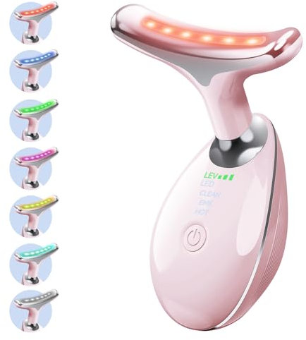 Face Massager, Beauty Device for Face and Neck, High Frequency Vibration Firming Wrinkle Removal Device, Anti-Aging Face Sculpting Device for Women Neck Care