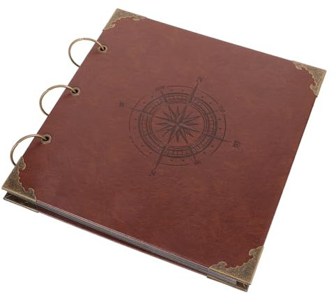 Cabilock Álbum de Fotos Vintage de DIY Álbum de Amigos y Familiares