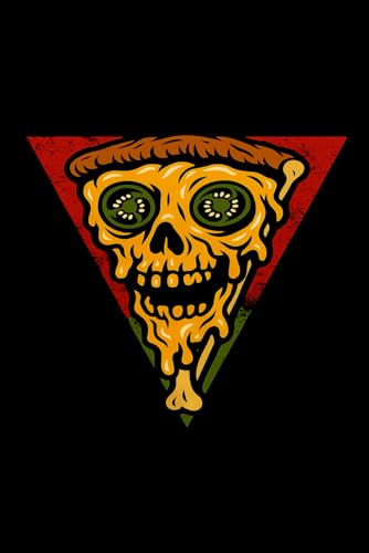 Zombie Pizza Skull Journal: Lined Notebook for Punk Rock Food Fans: Lined notebook for journaling, sketching, or planning—perfect for horror fans, pizza lovers, punks, and alt-style aesthetics.