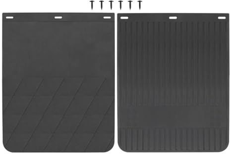 BLKCVDH 2 Stück 15 x 12 6mm breite Schmutzfänger, strapazierfähiger Spritzschutz aus Gummi, kompatibel mit Jeep Wrangler YJ TJ JK JL Mopar 4x4