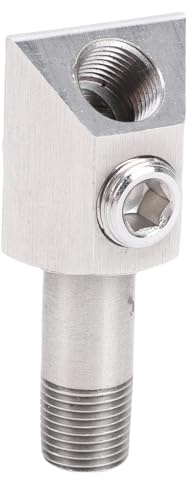 Rengue Adattatore Pressione Olio 1/8-27 NPT Adattatore Filettato Sensore Pressione Olio in Acciaio Inossidabile per ProX21 ProX17 ProX19 con Raccordo a T 1/8 NPT per Manometro