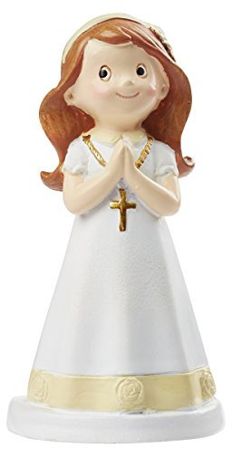 Hobbyfun Kommunion Figur Mädchen 9 cm Kirche Feier Miniatur