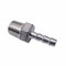 Raccords de tuyaux d'arrosage en acier inoxydable SS304 et à filetage BSP mâle pour de nombreux tuyaux différents 1/8-1/2, argent