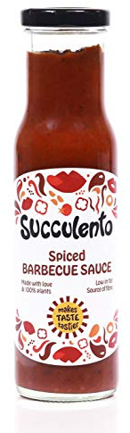 Spiced Barbecue Sauce | Succulento | 250ml | BBQ Grill and Sauce Lover Gift | Vegan & Vegetarian Friendly | Nigerian Inspired | 100% Plant Based & Natural