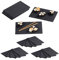 Relaxdays Assiettes en Ardoise Lot de 24 Planches en Ardoise 30x20 cm Plateau de Fromage Ardoise