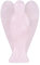 HEEPDD Ange Pierre Rose, Pierre d'opale 2 Pouces Paix Ange Poche guérison Statue Ange Gardien Opalite Pierres précieuses sculpté Quartz Rose Ange de Paix(Rose)